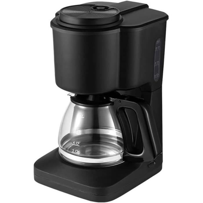 Mophorn Cafetière à filtre commerciale 12 tasses, 2 carafes en verre, 2