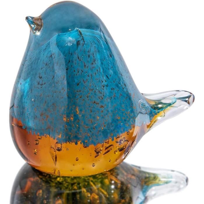 Moineaux sur une branche - Or 24kt - Verre de Murano Original OMG