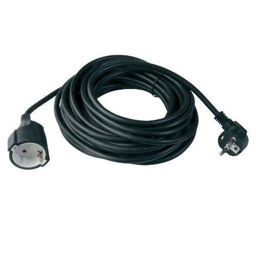 Unitec 44567 Rallonge Schuko H05VV-F 3G 1,5 mm² / 10 m Noir (Import Allemagne)
