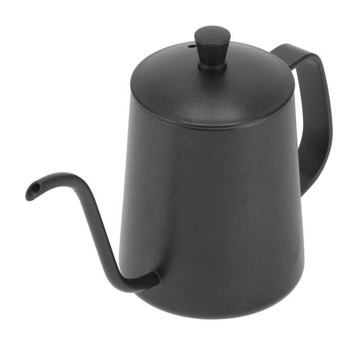 Bouilloire Col De Cygne 400 Ml Lixada - En Titane, Poignée Rabattable, Pour Café Filtre Et Préparation Précise