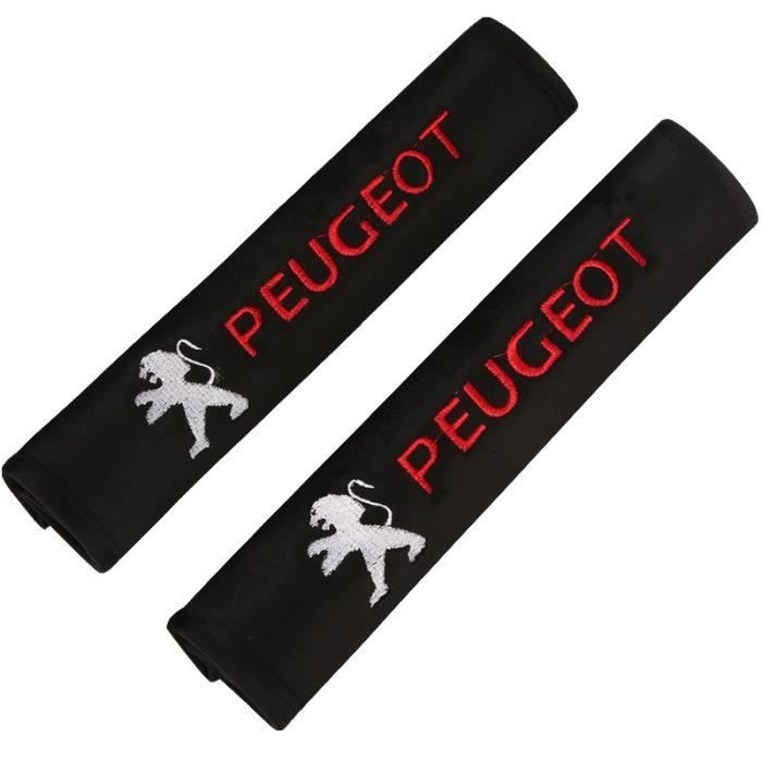 5pcs Housses pour ceintures de sécurité-housse protection harnais d'épaule pour Peugeot