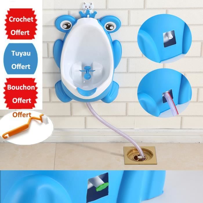 Pot Urinoir Suspendu Pour Enfant Apprentissage Toilette A Double Usage Bleu Cdiscount Puericulture Eveil Bebe