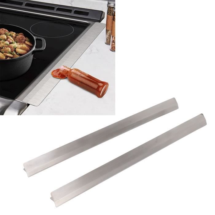 MSDADA-Couvercle D'écart De Comptoir De Cuisinière En Silicone De Cuisine,2 Couvercles En Silicone Pour Crevasses, Remplissage D'écart Pour