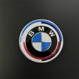 1 Logo De Capot 82mm BMW +1 Logo De Coffre 74mm De Diamètre Édition 50e Anniversaire Emblème Neuf-1