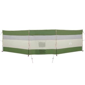 VidaXL Coupe-vent De Camping Et Plage – Toile Imperméable, Piquets Et Haubans, Poche De Rangement, Léger