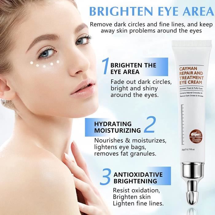 Crème Pour Les Yeux Peptides Collagène - Anti-rides, Anti-cernes, Hydratante, Vibrant Glamour