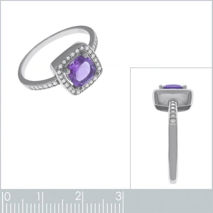 Bague Femme Argent 925 Rhodié Avec Oxydes De Zirconium - Taille 60 Disponible - Neuf Avec étiquettes