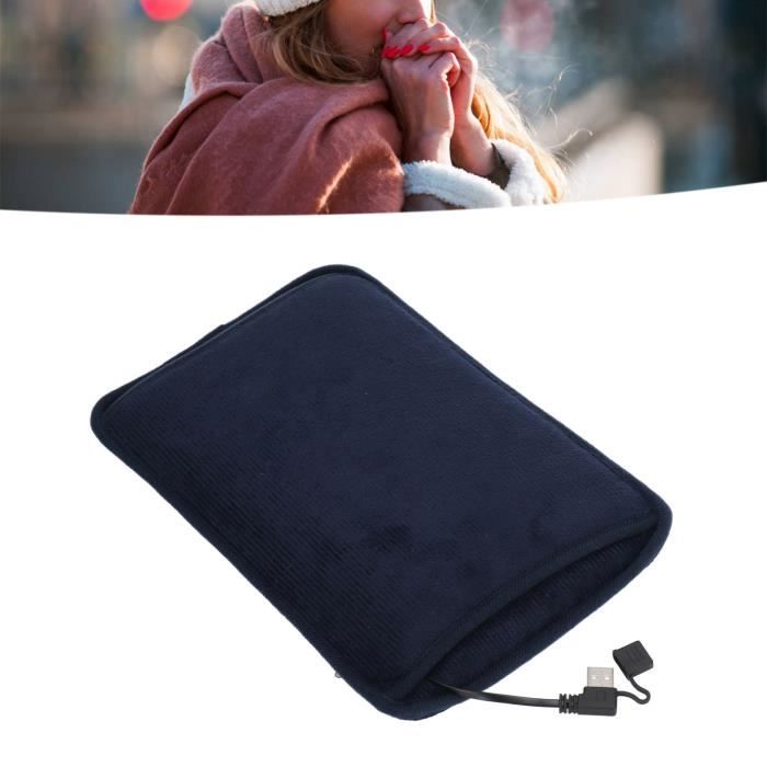 Bouillotte Electrique Rechargeable Portable Réchauffeur de Main USB  Antidéflagrant pour Bureau Domicile(Noir)