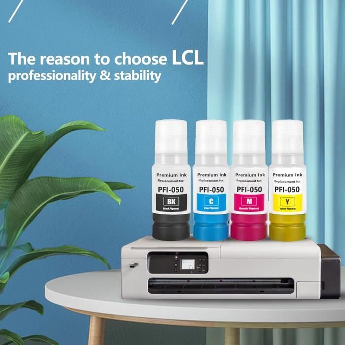 Encre Cyan Légère EFI Authentique 5L Pour Imprimante VUTEK - Référence 45127090 - Neuf Scellé (exp. 08/2025)