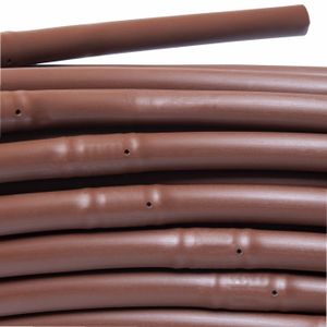 Tuyau goutte à goutte | 100 m | Couleur marron - Tuyau d'arrosage en polyéthylène basse densité 16 mm de diamètre 100 goutteurs d'arrosage réglables 0 à 70 litres/heure Tuyau goutte à goutte | 100 m | Couleur marron - Tuyau d'arrosage en polyéthylène basse densité 16 mm de diamètre 100 goutteurs d'arrosage réglables 0 à 70 litres/heure