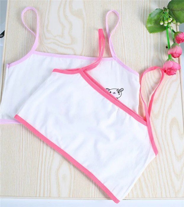 Débardeur Fille – Camisole Coton Bretelles Spaghetti, Lot Sous-vêtement/sport