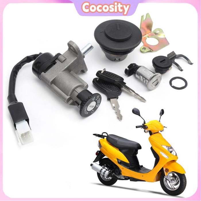 Aramox Kit Commutateur Allumage Scooter 50 150 139QMB GY6 - Assemblage 4 Fils Pour Cyclomoteur Chinois