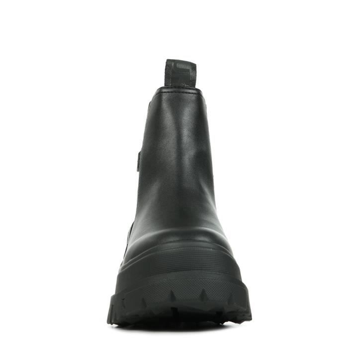 Bottines Femme Buffalo Aspha Chelsea Mid Talon 6 5cm Noir