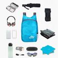 Blue -Sac à dos léger et pliable, sac à dos étanche pour hommes et femmes, sac à dos ultraléger de randonnée en plein air, petit sac-3