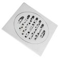 Siphon de Sol Drain de Plancher de Douche Carré en Cuivre Anti-odeurs Anti-insectes pour Maison Salle de Bain bricolage lavabo-3