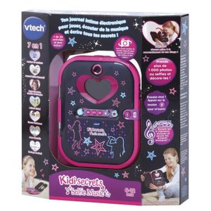 MP3 ENFANT VTECH - Kidisecrets Selfie Music Noir - Agenda Ele
