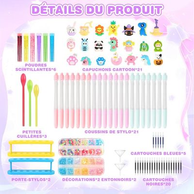 Kazzley Fabrique a Stylo avec 78+ PCS,Atelier des Stylos en Forme de Maison, Kit Loisir Creatif Enfant,idée Cadeau Fille 6 8 10 Ans,Activité Manuelle Enfant 6-12 Ans,Cadeau Anniversaire Fille Garcon Kazzley Fabrique a Stylo avec 78+ PCS,Atelier des Stylos en Forme de Maison, Kit Loisir Creatif Enfant,idée Cadeau Fille 6 8 10 Ans,Activité Manuelle Enfant 6-12 Ans,Cadeau Anniversaire Fille Garcon