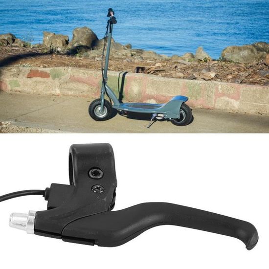 Qcwwy Poignée de Frein de Rechange pour Scooter électrique 4 Lite Levier de Frein pour Scooter électrique 4 Lite Levier de avec Connecteur Femelle 3 Broches et Cloche pour
