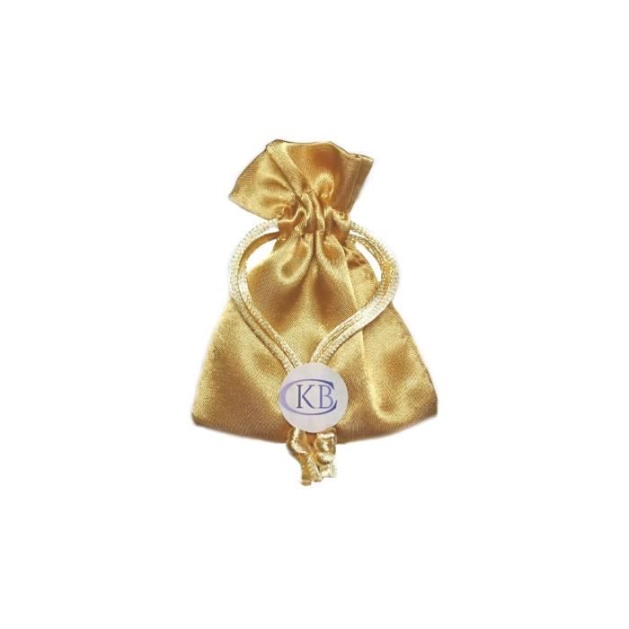 Chaîne Plaqué Or KBC - Maille Forçat Avec Boules - Longueur 42 Cm - Neuf Étiqueté