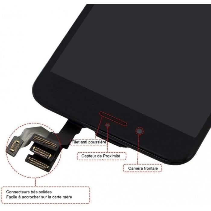 Bloc LCD Complet Pour IPhone 6 Noir - Vitre Tactile + écran Assemblé, Neuf