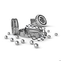 Acier Carbone Roulement Mécanique 80 Billes Acier Carbone 5mm