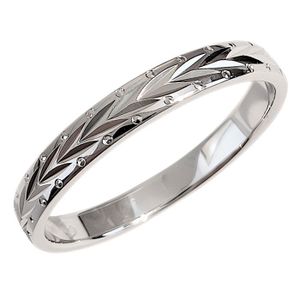 Alliance Manege A Bijoux Bague Argent Alliance Or Gris 750/ooo