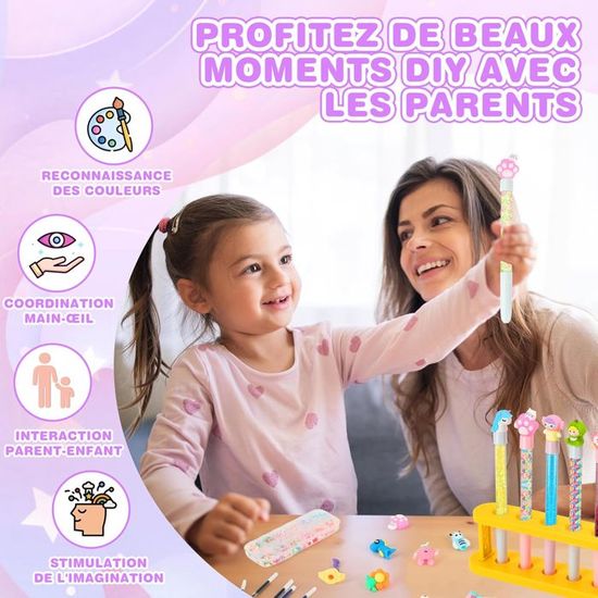 NXPZ Fabrique a Stylo, Atelier des Stylos Personnalisé pour Enfants, Kit de Création de Stylos Personnalisés DIY, Jouet Créatif de Fabrication, Cadeau NXPZ Fabrique a Stylo, Atelier des Stylos Personnalisé pour Enfants, Kit de Création de Stylos Personnalisés DIY, Jouet Créatif de Fabrication, Cadeau