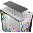 XIGMATEK BOITIER PC Aquarius Plus - Moyen Tour - RGB - Blanc - Verre trempé - Format ATX (EN43675)-5