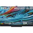 TV QLED - TCL - 75 pouces - Smart TV - HDR - 4K UHD - Écran incurvé-0