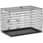 PawHut - cage et sac de transport pour chien - Métal - 92x57x62.5cm - Noir
