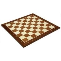 The Regency Chess Company 40.6cm incrusté Jeu d'échecs en Bois Conseil d'administration. Alpha numérique n0. 4