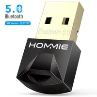 USB Bluetooth 5.0 EDR Adaptateur Mini Clé USB Dongle sans Fil pour Windows 10-8.1-8-7 (32-64 Bits) pour Souris-Clavier-Imprimant