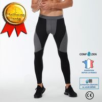 CONFO® Pantalons de sport pour hommes - Gris - Fitness - Respirant