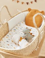 Couffin en fibres naturelles - NOUKIE'S - Pour bébé de 0 à 6 mois - Léger et transportable