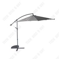 TD®  Grand parasol protection contre soleil ombrelle anti uv extérieur décoration mobilier utilisation simple solide et léger