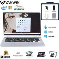 11.6"PC Portable VANWIN Intel+8-256Go+Windows11+Wi