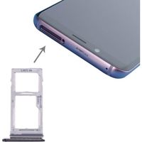Tiroir de Carte SIM noir pour Samsung Galaxy S9 + / S9 SIM et SIM / Micro SD Pièce détachée