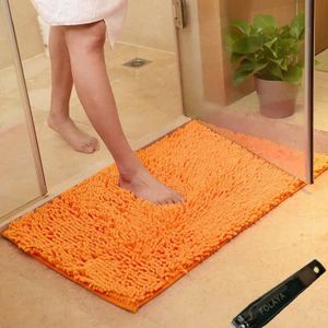 Tapis De Salle De Bain Chenille Super Absorbant Anti Derapant