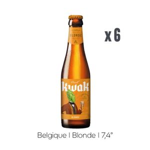 BIERE Kwak Blonde - Bière - 6x33cl