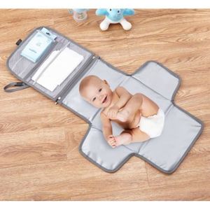 Le change Portable Matelas à Langer Étanche Pliable Tapis à Langer pour Bébé  pour Maison Extérieur Voyage Gris Bébé et Puériculture groupisd.com