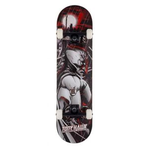 SKATEBOARD - LONGBOARD Skateboard Complète - Tony Hawk - Industrial - Érable de Hard Rock - Double kicktail - 54mm