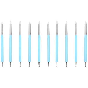 SPOT DOTTING 10 pièces nail art stylos 2 voies dotting pen tool