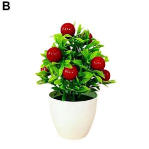 JARDINIÈRE - BAC A FLEUR Jardiniere - Plantes artificielles bonsaï Orange g