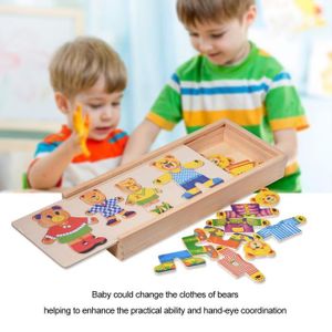 PUZZLE Jouet de puzzle, jouet créatif en bois pour enfant