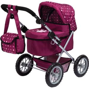 LANDAU - POUSSETTE Landau pour poupée BAYER Trendy - Rose - Pour enfa