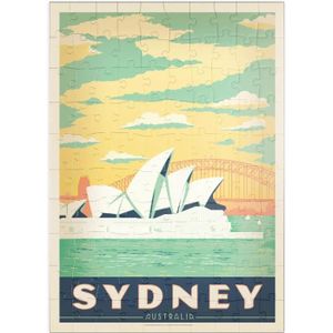 PUZZLE Australie : Sydney Harbor, Affiche Vintage - Premi