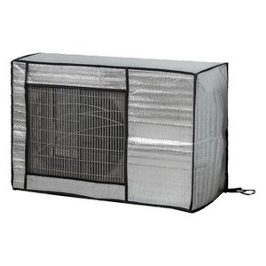 Bekasa Housse de climatiseur d'extérieur anti-poussière et imperméable pour  fenêtre - Protection pour la maison ((XL - 100 x 41 x 80 cm))