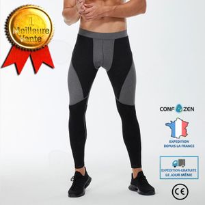 COLLANT DE RUNNING CONFO® Pantalons de sport pour hommes - Gris - Fitness - Respirant