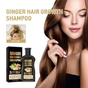 ANTI-CHUTE CHEVEUX Pwshymi Shampooing de soin des cheveux au gingembre Shampoing au gingembre pour la croissance des cheveux, hygiene masque