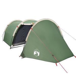 TENTE DE CAMPING KIT Tente de camping tunnel 4 personnes vert imper